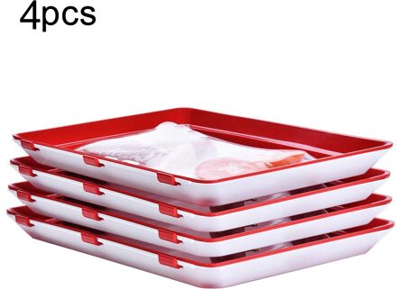 Kitchen Storage Trays Food Preservation Tray Fresh Food Serving Tray Keeping Fresh Spacer Organizer Home Decoration 4 stk