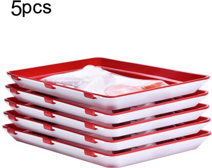 Kitchen Storage Trays Food Preservation Tray Fresh Food Serving Tray Keeping Fresh Spacer Organizer Home Decoration 5 stk