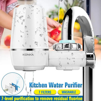 Kitchen Water Faucets Filter Washable Ceramic Faucets Mount Tap Water Purifier Filtro Rust Bacteria Removal Replacement Filter