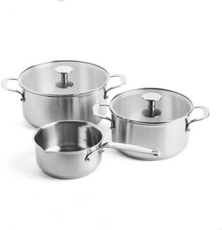 KitchenAid Stainless Steel Pannenset 3-delig