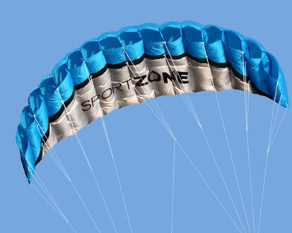 Kite 2.5M Dual Line Parachute Stunt Sport Strand Outdoor Kitesurf Vliegende Speelgoed Lange Staart Grote Kidstoys Vliegers Voor volwassenen geel