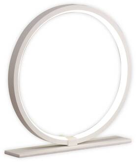 Kitesurf LED tafellamp, aluminium, Ø 19,3 cm, wit