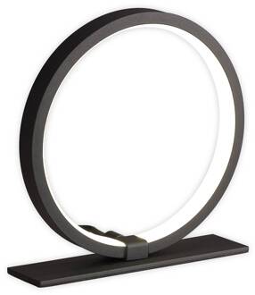 Kitesurf LED tafellamp, aluminium, Ø 25,7 cm, zwart