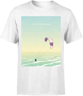 Kitesurfing Men's T-Shirt - White - 5XL - Wit
