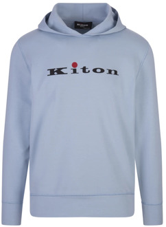 Kiton Hoodies Kiton , Blue , Heren - 2Xl,Xl,L,M