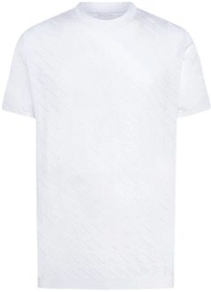 Kiton Klassiek Katoenen Ronde Hals Jersey T-Shirt Kiton , White , Heren - 2Xl,M,3Xl
