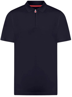 Kiton Klassieke Polo Shirts Kiton , Blue , Heren - 2Xl,Xl,L