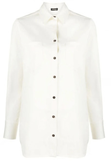 Kiton Klassieke Witte Button-Up Shirt Kiton , White , Dames - XS