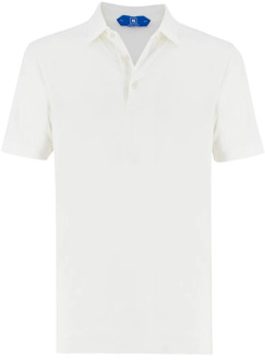 Kiton Polo Shirts Kiton , White , Heren - 2Xl,M,4Xl,3Xl,5Xl