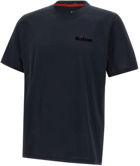 Kiton T-Shirts Kiton , Black , Heren - 2Xl,Xl,L,M