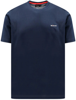 Kiton T-Shirts Kiton , Blue , Heren - Xl,L,M