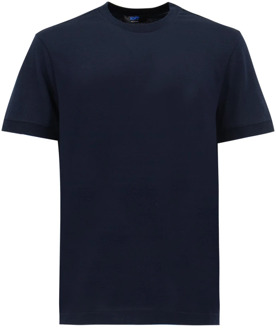 Kiton Upgrade je garderobe met dit heren T-shirt Kiton , Blue , Heren - 2XL