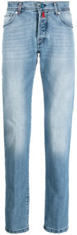 Kiton Vintage Straight-Leg Jeans Kiton , Blue , Heren - W31