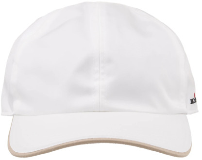 Kiton Witte Baseballpet met Logo Kiton , White , Heren - ONE Size
