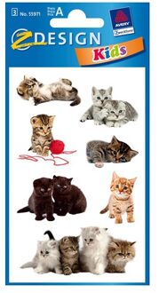 Kitten stickers 3 vellen