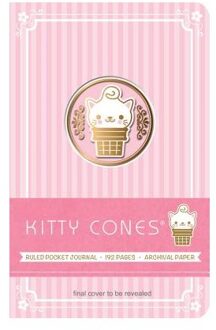 Kitty Cones Ruled Pocket Journal