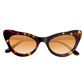 Kitty Handgemaakt in Italië zonnebril Bruin - One Size
