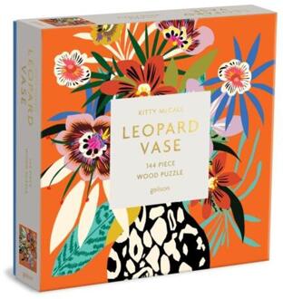 Kitty McCall Leopard Vase 144 Piece Wood Puzzle -  Galison (ISBN: 9780735370258)