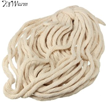 KiWarm 10 meters Dia.2-3mm Gevlochten Katoen Core Kaars Maken Lont Voor Kerosine Brander Kachel Olie Lamp DIY Accessoire
