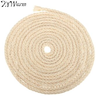 KiWarm Top Verkoper 10FT Dia. 6mm Lange Ronde Katoen Kerosine Olie Lamp Lont Brander Zachte Katoen Olie Lamp Lont Core DIY Materiaal
