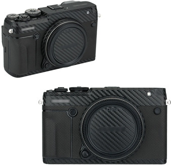 Kiwi Anti-Scratch Camera Body Sticker Protective Skin Film Kit For Fuji Fujifilm GFX 50R Anti-Wear Protector Carbon Fiber Black