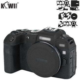kiwi Anti-Scratch Protective Skin Film Fit Camera Body Sticker for For Canon EOS RP Matrix Black