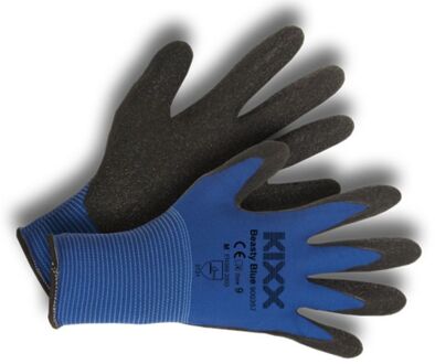 KIXX Tuinhandschoen Beasty Blue maat L ofwel 9 Blauw