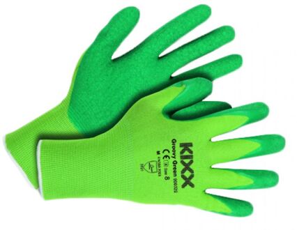 KIXX Tuinhandschoen Groovy Green maat M ofwel 8 Groen