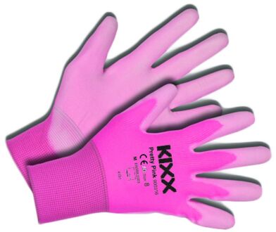 KIXX Tuinhandschoen Pretty Pink maat L ofwel 9 Roze