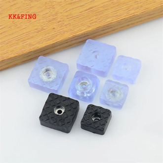 KK&FING 10pcs Clear Soft Furniture Chair Table Feet Leg Bottom Non-slip Pads Furniture Sofa Stool Foot Covers Floor Protectors
