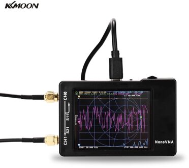 KKMOON Draagbare Digitale Vector Kortegolf Netwerk Analyzer 50 KHz-900 MHz MF HF VHF UHF Antenne Analyzer Staande Golf