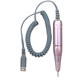 KKMOON Professionele Elektrische Nail Art Boor Pen Accessoires Handvat Bestand Polish Grind Machine Hand Manicure Pedicure Tool Roze