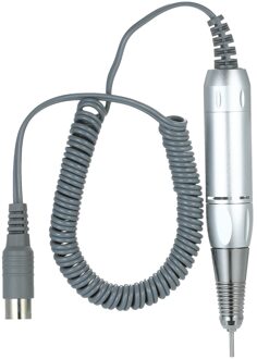 KKMOON Professionele Elektrische Nail Art Boor Pen Accessoires Handvat Bestand Polish Grind Machine Hand Manicure Pedicure Tool Zilver