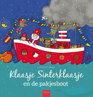 Klaasje Sinterklaasje en de pakjesboot - Boek Kathleen Amant (9044834436)