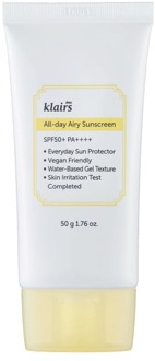 Klairs Zonnebrandcrème Klairs All-Day Airy Sunscreen SPF50+ PA++++ 50 ml