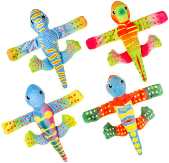 Klaparmband pluche hagedis