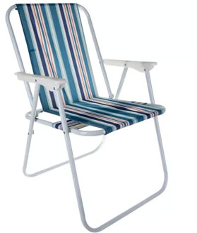 Klapstoel - multi - 50 x 43 x 75 cm - tot 100 kilo - opvouwbaar - visstoel/campingstoel
