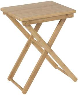 Klaptafel beibu - bamboe - naturel - 42x30x52 cm