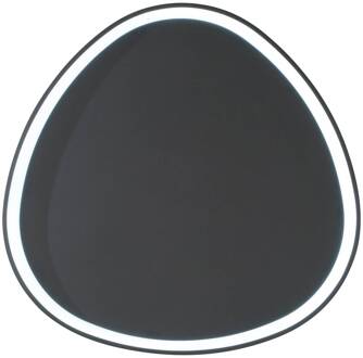 Klapton LED wandlamp, zwart, Ø 85 cm, aluminium, CCT