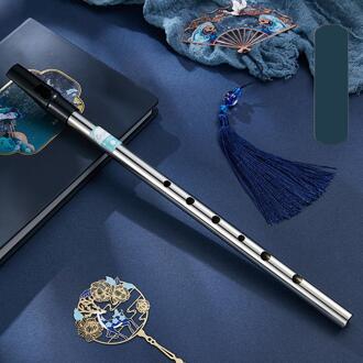 Klarinet Ierse Fluitje Beginner 6-Gat Klarinet Tin Treble Klarinet Instrumento Musical De Bambú Amargado zilver c