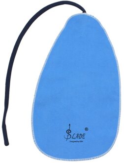 Klarinet Reinigingsdoekje Piccolo Fluit Sax Saxphone Reinigingsdoekje Voor Binnen Buis Saxofoon Accessoires Blauw