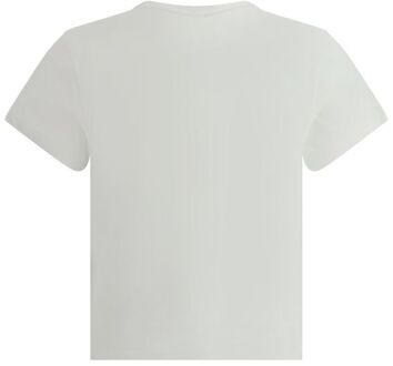 Klassiek Logo T-shirt Korte Mouwen Ivoor - XS