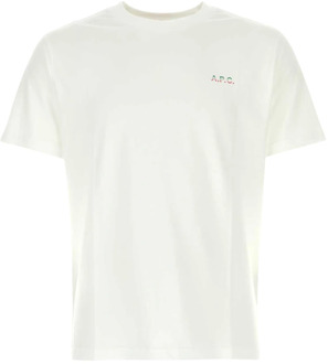 Klassiek Nolan T-shirt voor mannen A.p.c. , White , Heren - Xl,L,M,S
