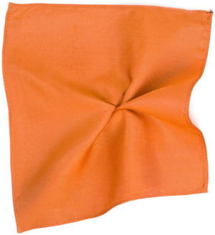 Klassiek pochet oranje - One size