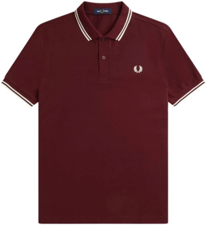 Klassiek Poloshirt voor Mannen Fred Perry , Red , Heren - 2Xl,Xl,L,M