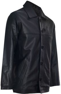 Klassiek rundlederen boxjack - maat XL Zwart