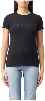 Klassiek T-Shirt Dondup , Black , Dames - M