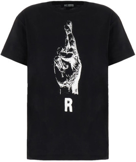 Klassiek T-Shirt Raf Simons , Black , Dames - M,S,Xs