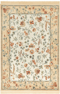Klassiek vloerkleed Oriental Flowers - crème/multi 135x195 cm