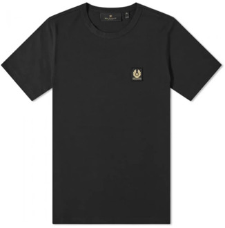 Klassiek Zwart Ronde Hals T-Shirt Belstaff , Black , Heren - 2Xl,Xl,L,M,S